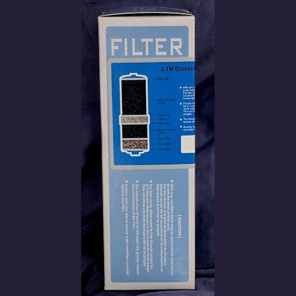 .1 Biostone Replacement Ionizer Filter box side