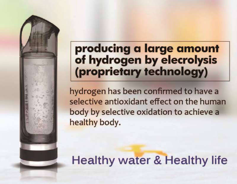 Portable Hydrogen Water Bottle 