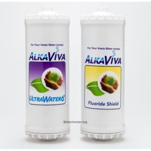 Ultrawater - Fluoride Arsenic shield filter replacement filter package for Vesta