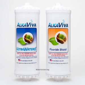 Ultrawater - Fluoride Arsenic shield replacement filter package for Athena by AlkaViva